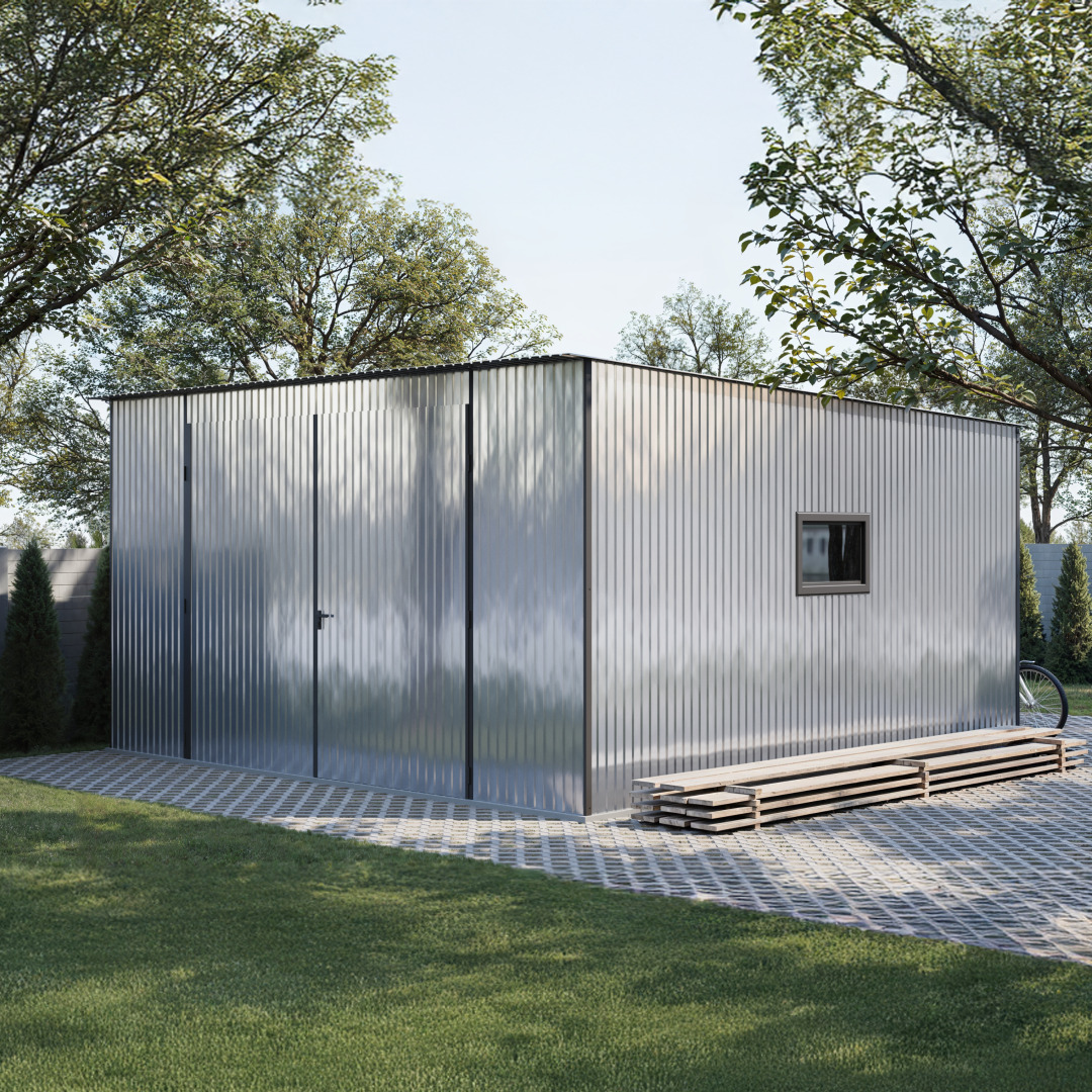 Galvanized Steel Garage